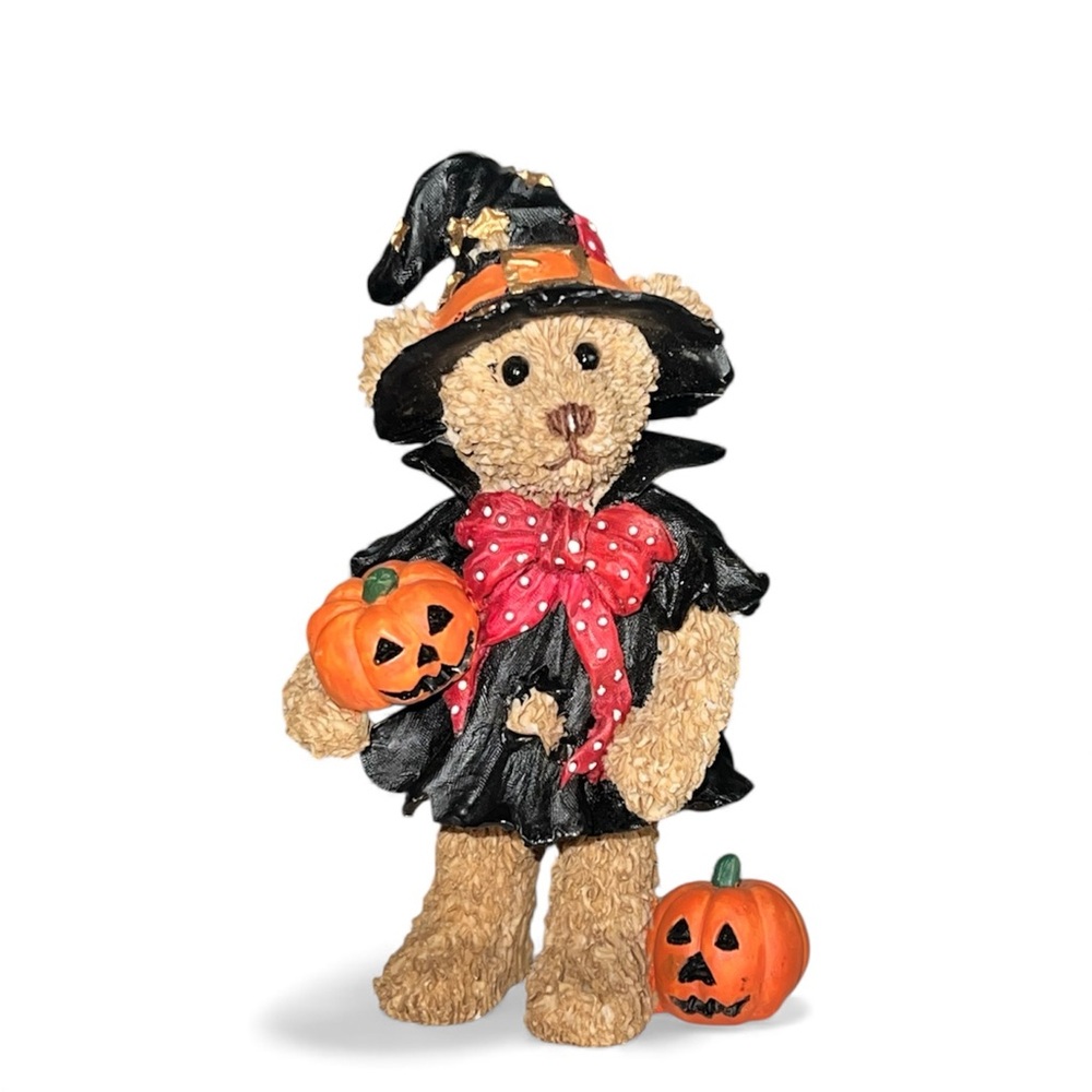 Boyds bears Halloween witch pumpkins jack-o’-lanterns resin figurine figure